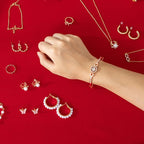 Caja del calendario de adviento de joyas 24 Brillos